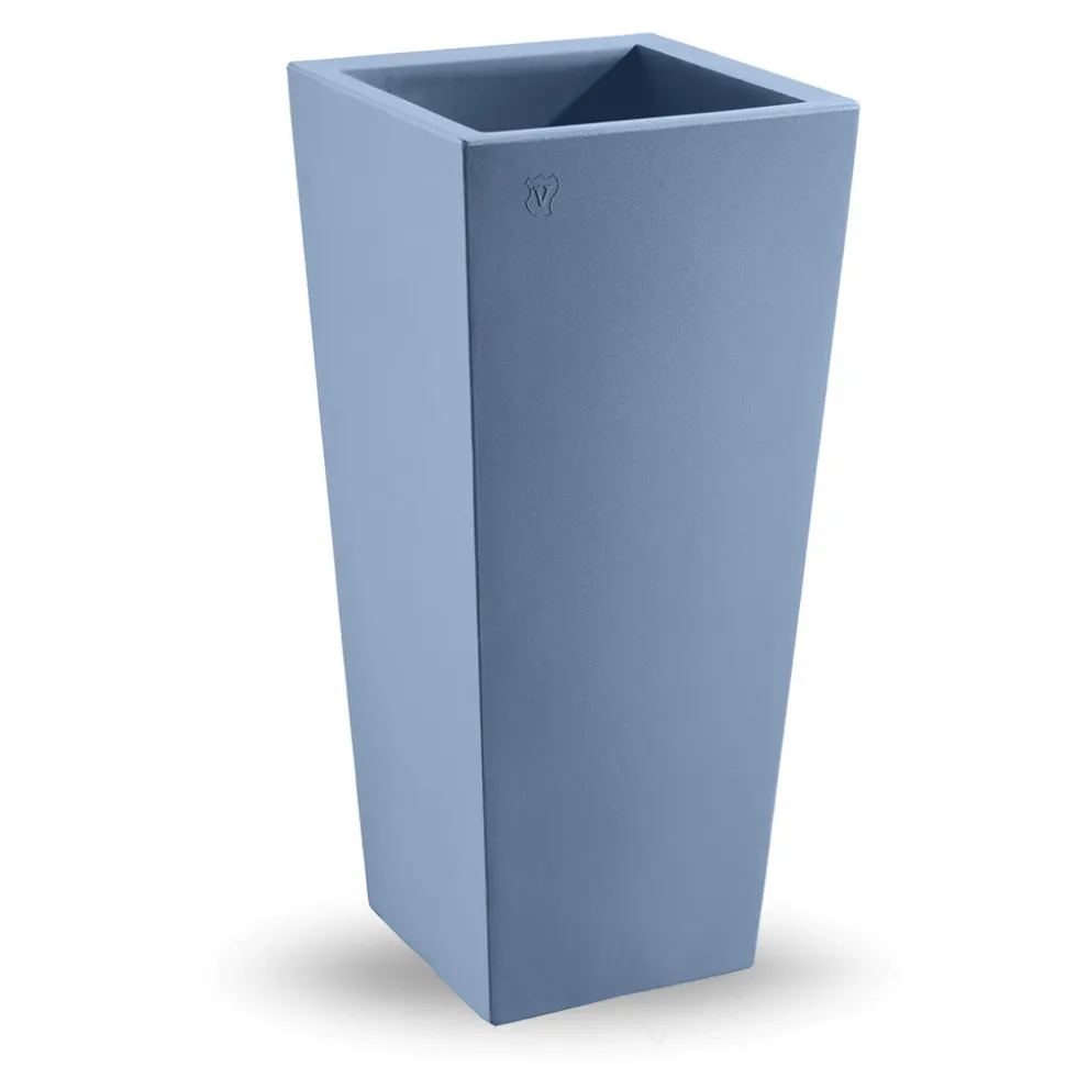 Vaso da Esterno Quadrato in Polietilene Colorato Made in Italy - Marilard