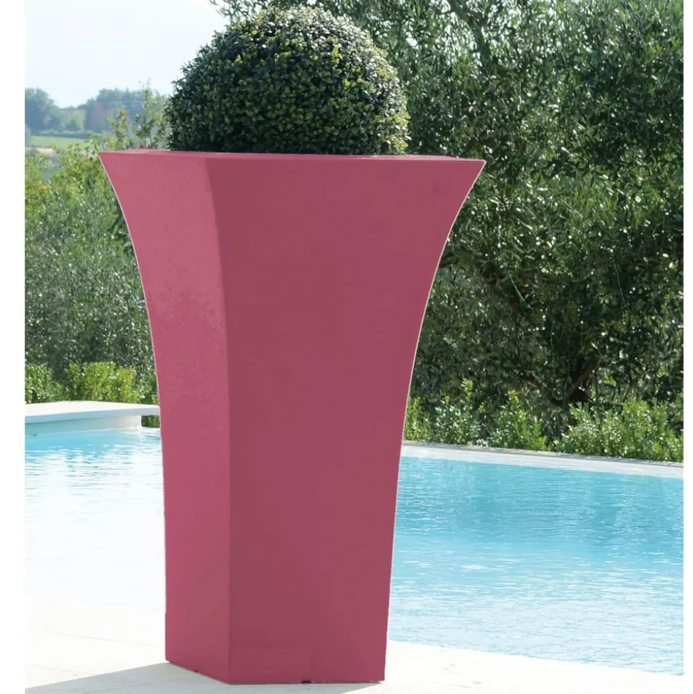 Vaso Fioriera da Giardino in Polietilene Colorato Made in Italy - Tremont