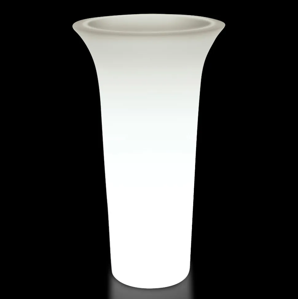 Vaso Fioriera da Giardino Rotondo in Polietilene Made in Italy - Tremont