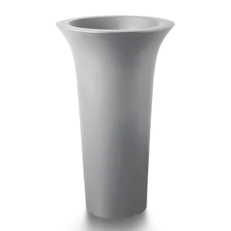 Vaso Fioriera da Giardino Rotondo in Polietilene Made in Italy - Tremont
