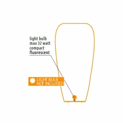 Vaso Luminoso da Esterno Design Moderno in Polietilene, 2 Pezzi - Skin by Myyour
