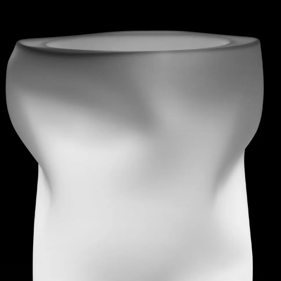 Vaso Luminoso da Esterno in Polietilene Opaco Realizzato in Italia - Fiero