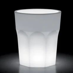 Vaso Luminoso Decorativo in Polietilene con Luce LED Made in Italy - Pucca