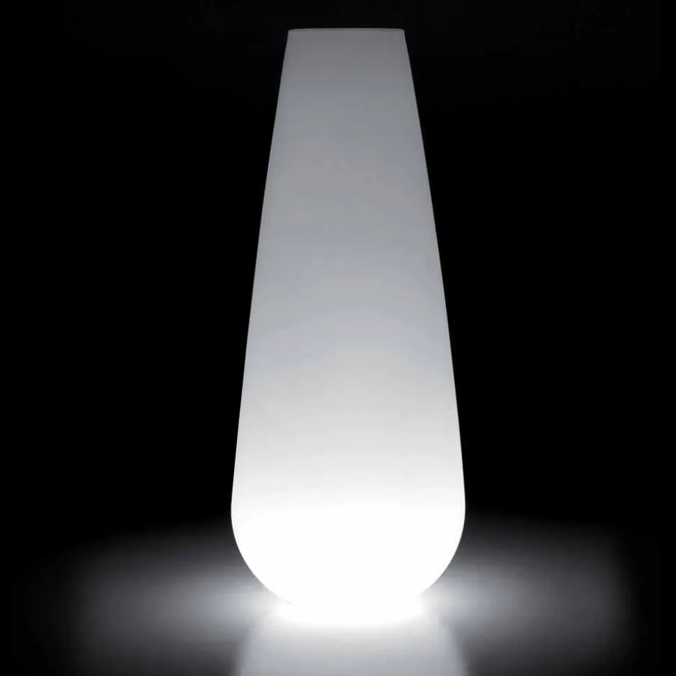 Vaso Luminoso per Esterno di Design in Polietilene Made in Italy - Menea