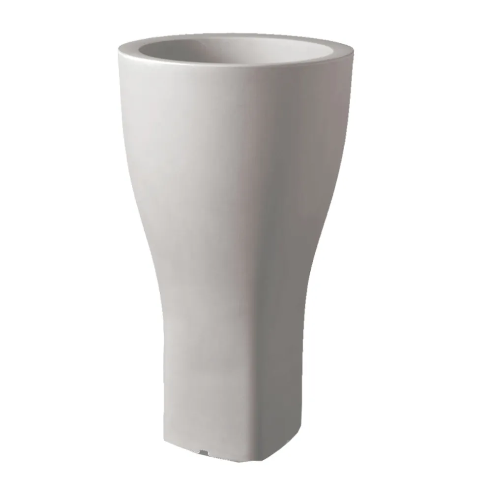 Vaso Rotondo Colorato da Giardino in Polietilene Made in Italy - Tremont
