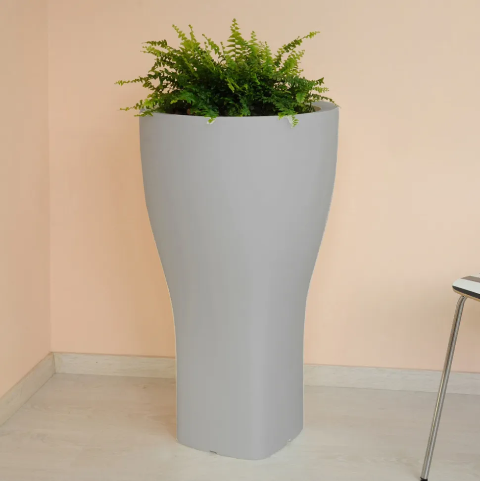Vaso Rotondo Colorato da Giardino in Polietilene Made in Italy - Tremont
