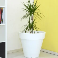 Vaso Tondo da Giardino Colorato o con Illuminazione Made in Italy - Avanas