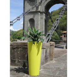 Vaso Tondo da Giardino Colorato Fluo e con Luce Made in Italy - Avanas