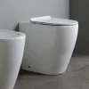 Vaso Wc con Scarico Traslato e Sedile Soft Close in Ceramica - Oleandro