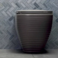 Vaso WC in Ceramica Bianca o Colorata di Design Trabia