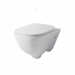 Vaso WC Moderno Sospeso in Ceramica Bianca o Colorata Trabia