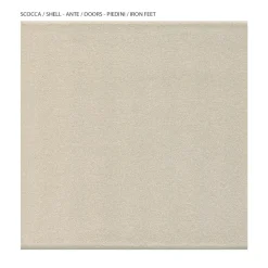 Vetrina da Soggiorno con 1 Anta in MDF Finitura Nichel Made in Italy - Hilde