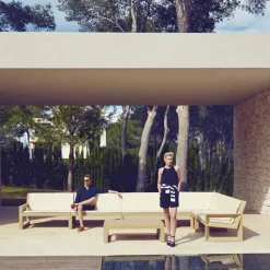 Vondom Frame salotto da giardino moderno in resina di polietilene