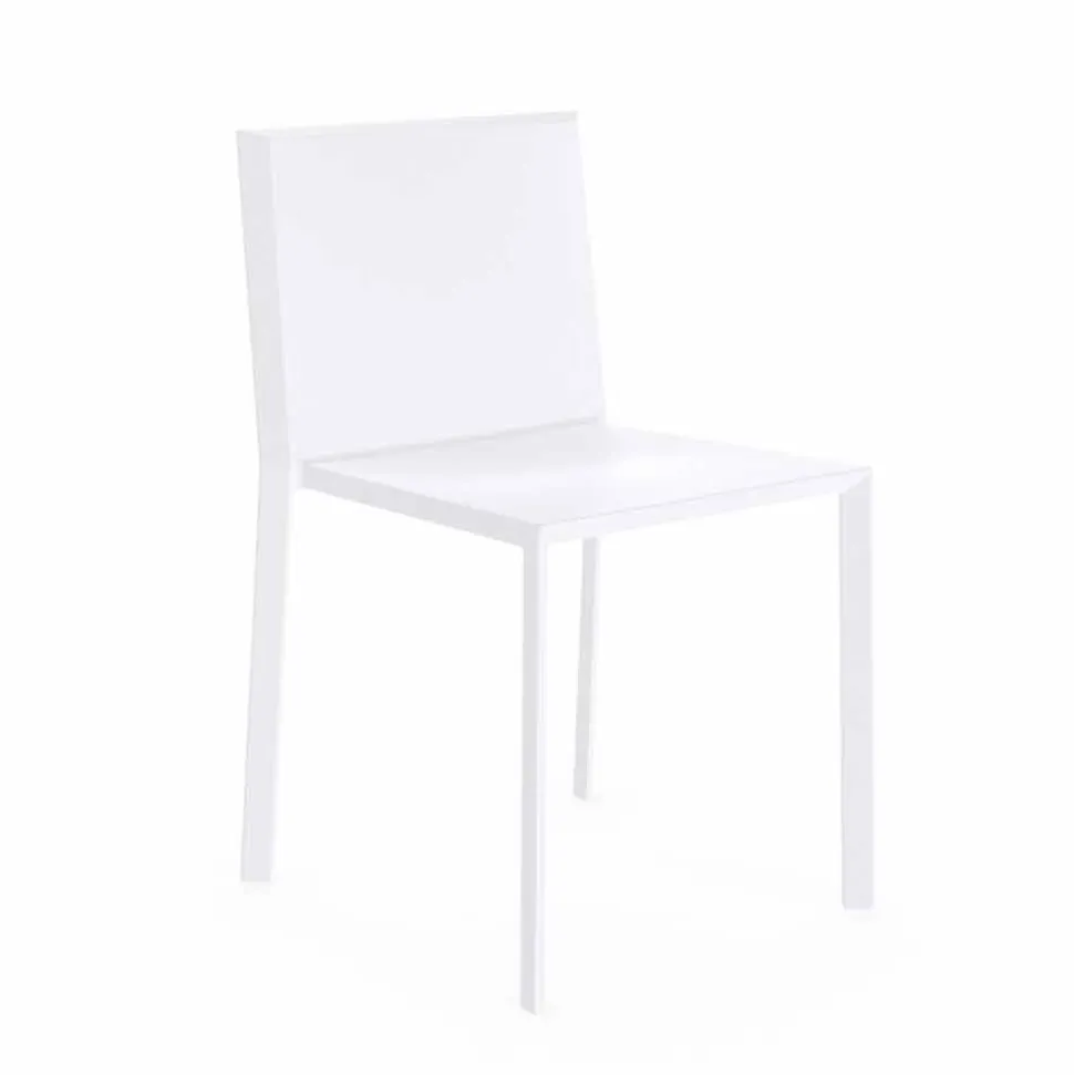 Vondom Quartz sedia da giardino impilabile di design moderno, 4 Pezzi