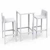 Vondom Spritz set da giardino tavolo e due sgabelli bianchi di design