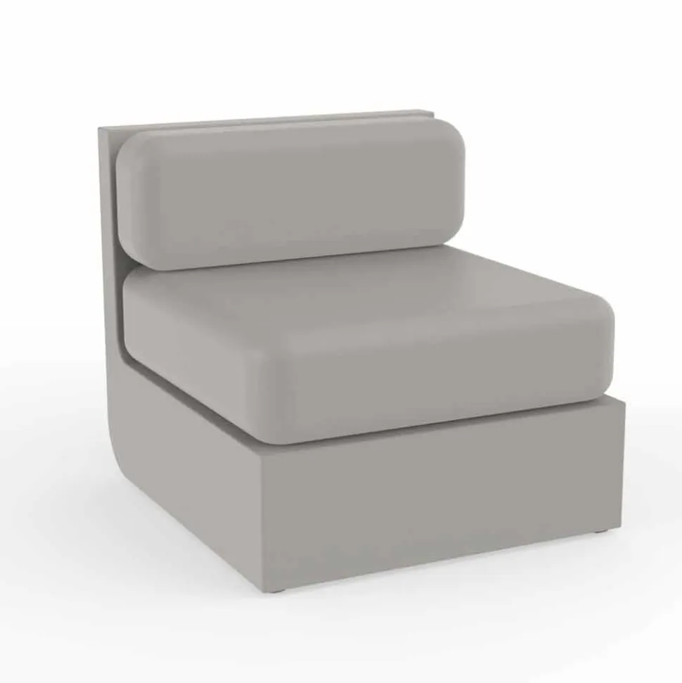 Vondom Ulm composizione salotto da giardino di design taupe