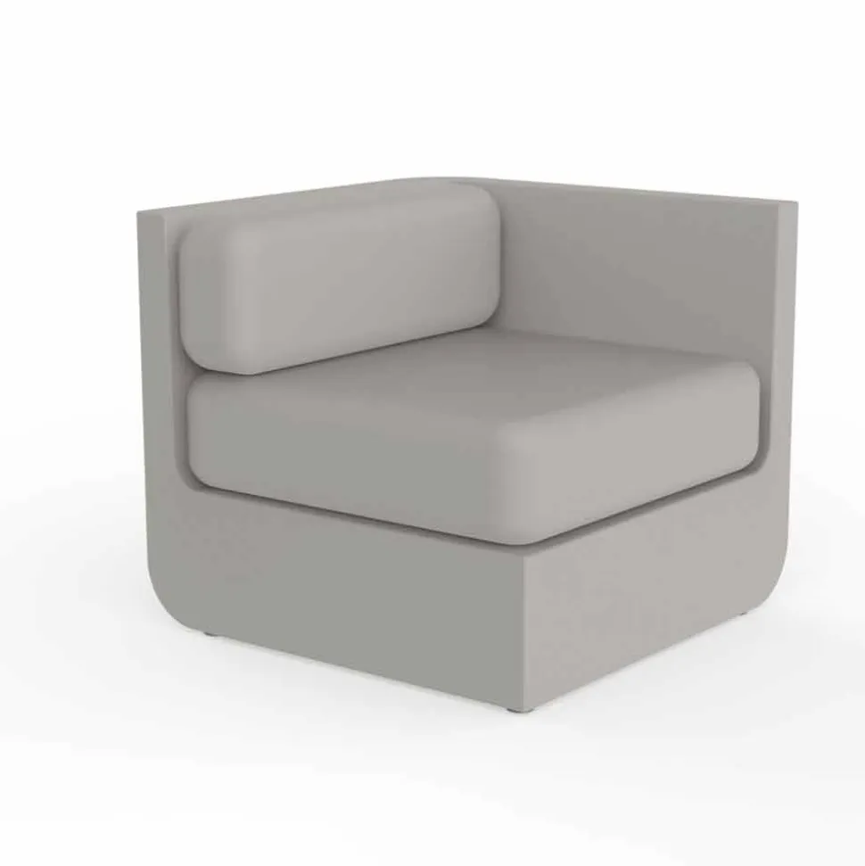 Vondom Ulm composizione salotto da giardino di design taupe