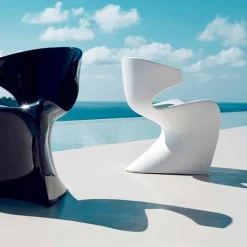 Vondom Wing sedia da giardino di design in polietilene L50xP56xH74 cm